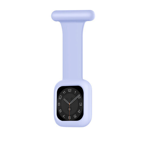 Strap-it Strap-it Apple Watch bracelet pour infirmière avec coque (bleu clair)