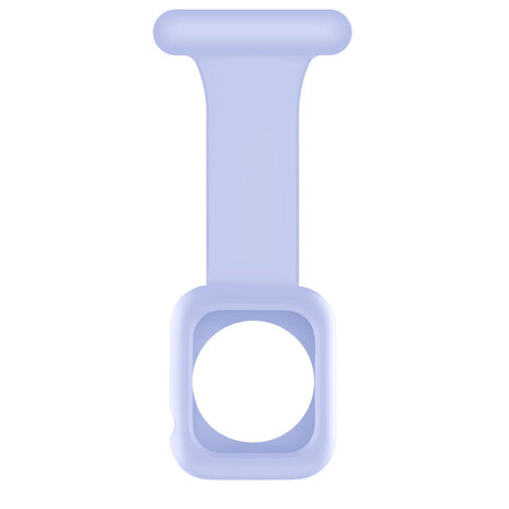 Strap-it Strap-it Apple Watch bracelet pour infirmière avec coque (bleu clair)