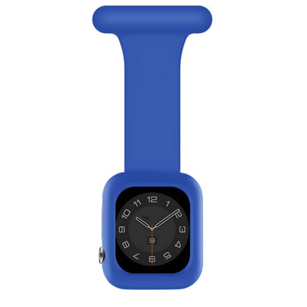 Strap-it Strap-it Apple Watch bracelet pour infirmière avec coque (bleu foncé)