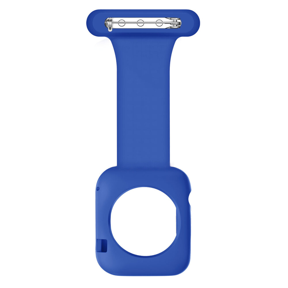 Strap-it Strap-it Apple Watch bracelet pour infirmière avec coque (bleu foncé)