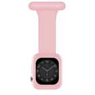 Strap-it Strap-it Apple Watch bracelet pour infirmière avec coque (rose)