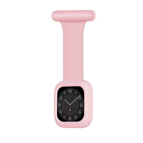 Strap-it Strap-it Apple Watch bracelet pour infirmière avec coque (rose)