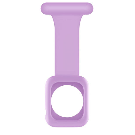 Strap-it Strap-it Apple Watch bracelet pour infirmière avec coque (violet clair)