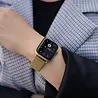 Strap-it Strap-it Bracelet acier milanais Apple Watch Ultra (or) Strap-it Strap-it Bracelet acier milanais Apple Watch Ultra (or)