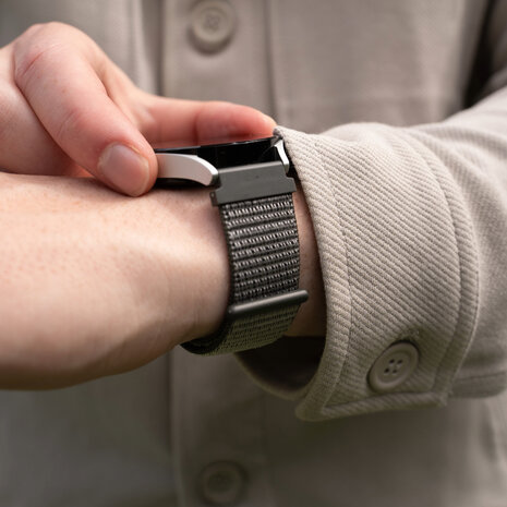 Strap-it Strap-it Bracelet nylon Xiaomi Amazfit Bip (vert) Strap-it Strap-it Bracelet nylon Xiaomi Amazfit Bip (vert)