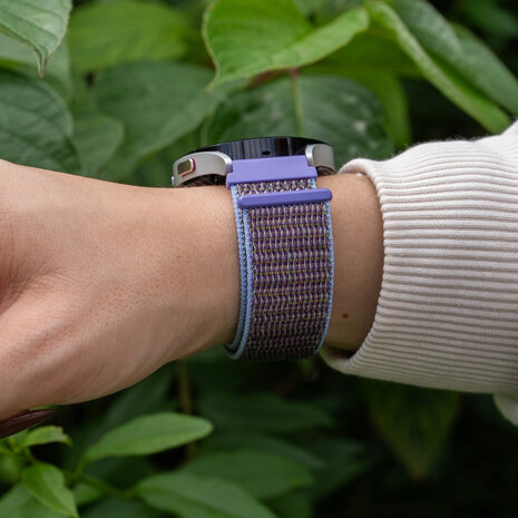 Strap-it Strap-it Bracelet nylon Polar Vantage M (lilas)
