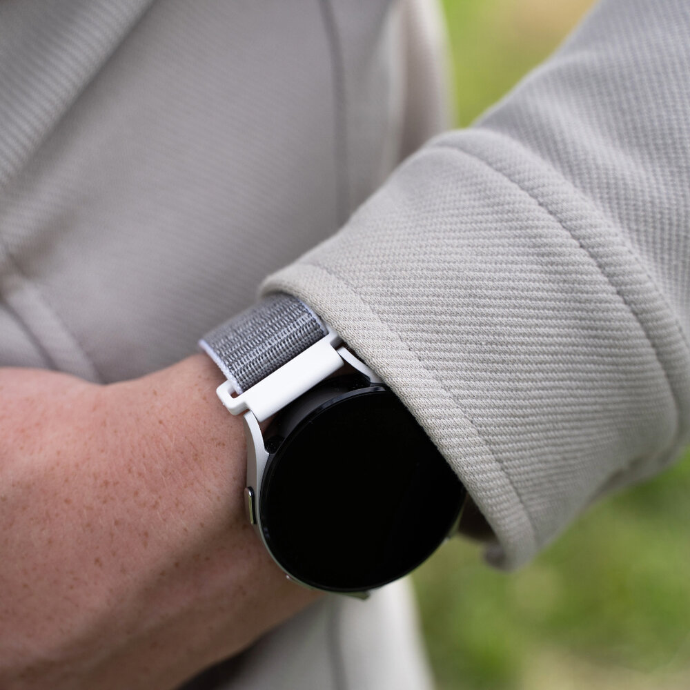 Strap-it Strap-it Bracelet nylon Huawei Watch GT 3 42mm (coquillage)