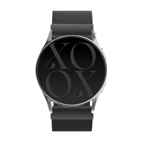 xoxo Wildhearts xoxo Wildhearts Amazfit GTR 2 bracelet en Milanais (noir)