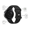 xoxo Wildhearts xoxo Wildhearts Amazfit GTS 2 bracelet en silicone (noir) xoxo Wildhearts xoxo Wildhearts Amazfit GTS 2 bracelet en silicone (noir)