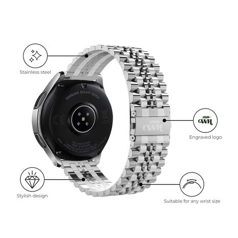 xoxo Wildhearts xoxo Wildhearts Amazfit GTS 3 bracelet en acier (argent) xoxo Wildhearts xoxo Wildhearts Amazfit GTS 3 bracelet en acier (argent)