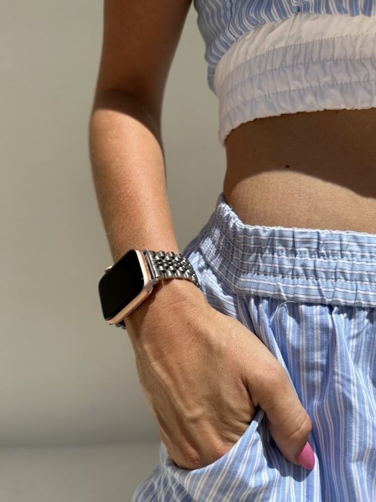 xoxo Wildhearts xoxo Wildhearts Apple Watch bracelet en acier (argent)