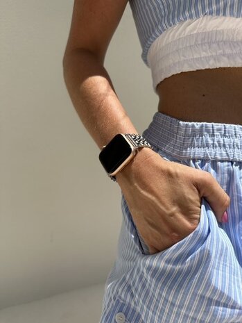 xoxo Wildhearts xoxo Wildhearts Apple Watch bracelet en acier (argent)