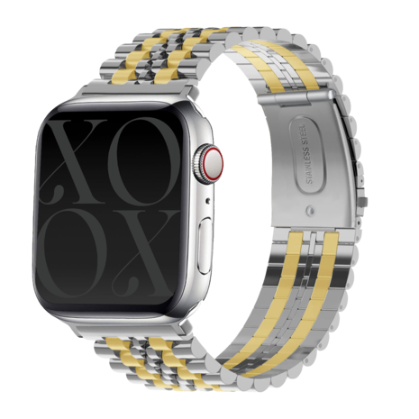 xoxo Wildhearts xoxo Wildhearts Apple Watch bracelet en acier (argent/or) xoxo Wildhearts xoxo Wildhearts Apple Watch bracelet en acier (argent/or)