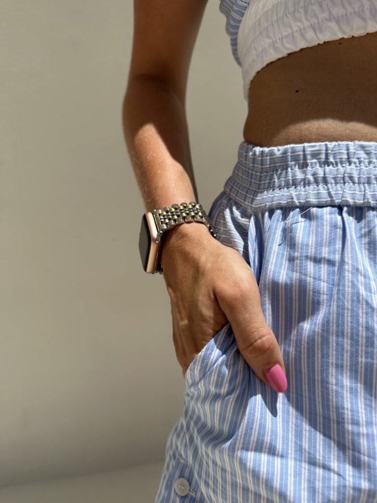 xoxo Wildhearts xoxo Wildhearts Apple Watch bracelet en acier (argent/or) xoxo Wildhearts xoxo Wildhearts Apple Watch bracelet en acier (argent/or)