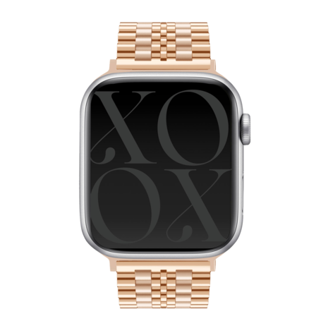 xoxo Wildhearts xoxo Wildhearts Apple Watch bracelet en acier (or rose)