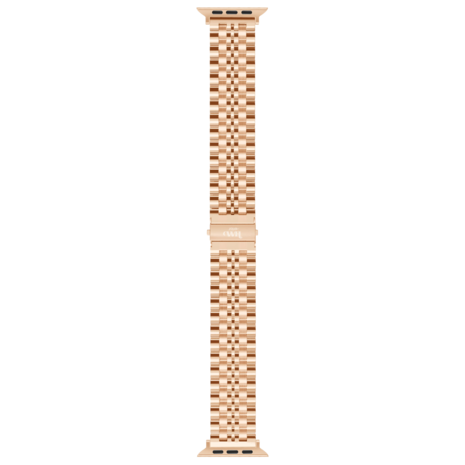 xoxo Wildhearts xoxo Wildhearts Apple Watch bracelet en acier (or rose)