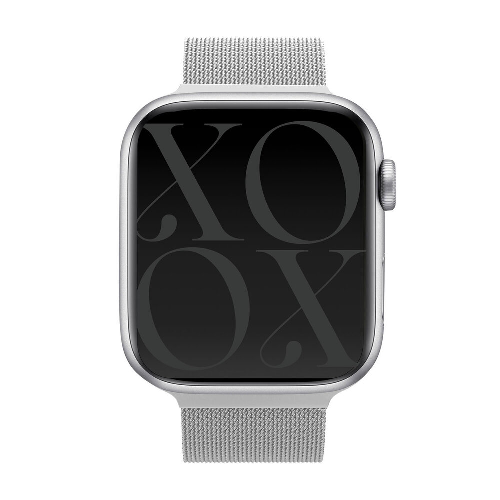xoxo Wildhearts xoxo Wildhearts Apple Watch bracelet en Milanais (argent)
