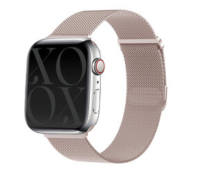 xoxo Wildhearts xoxo Wildhearts Apple Watch bracelet en Milanais (or rose)