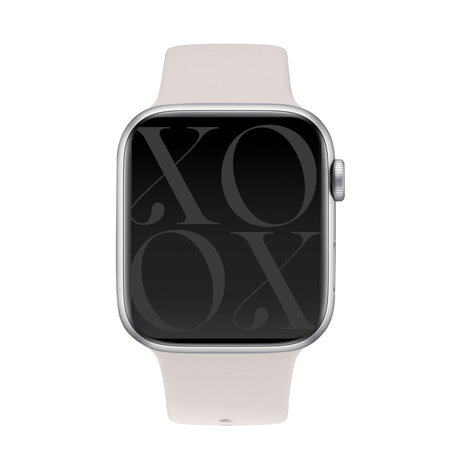 xoxo Wildhearts xoxo Wildhearts Apple Watch bracelet en silicone (beige)