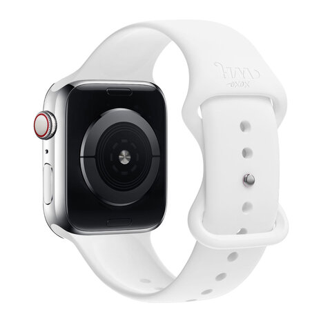 xoxo Wildhearts xoxo Wildhearts Apple Watch bracelet en silicone (blanc)