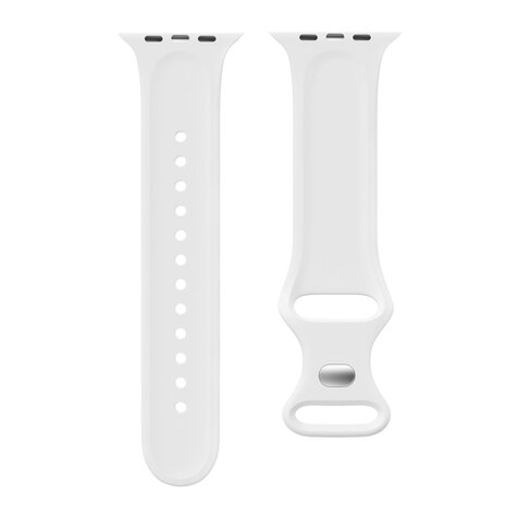 xoxo Wildhearts xoxo Wildhearts Apple Watch bracelet en silicone (blanc)