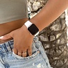 xoxo Wildhearts xoxo Wildhearts Apple Watch bracelet en silicone (blanc) xoxo Wildhearts xoxo Wildhearts Apple Watch bracelet en silicone (blanc)