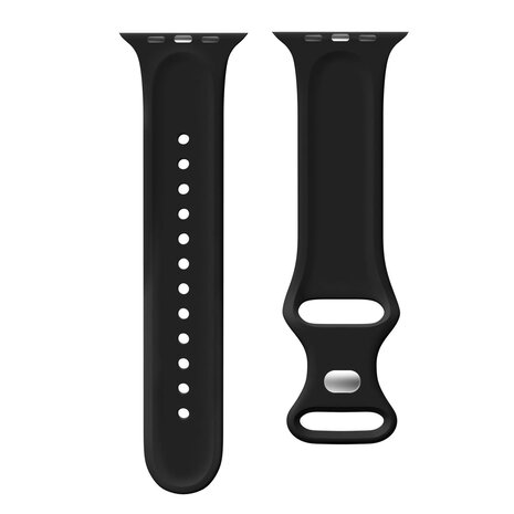 xoxo Wildhearts xoxo Wildhearts Apple Watch bracelet en silicone (noir) xoxo Wildhearts xoxo Wildhearts Apple Watch bracelet en silicone (noir)