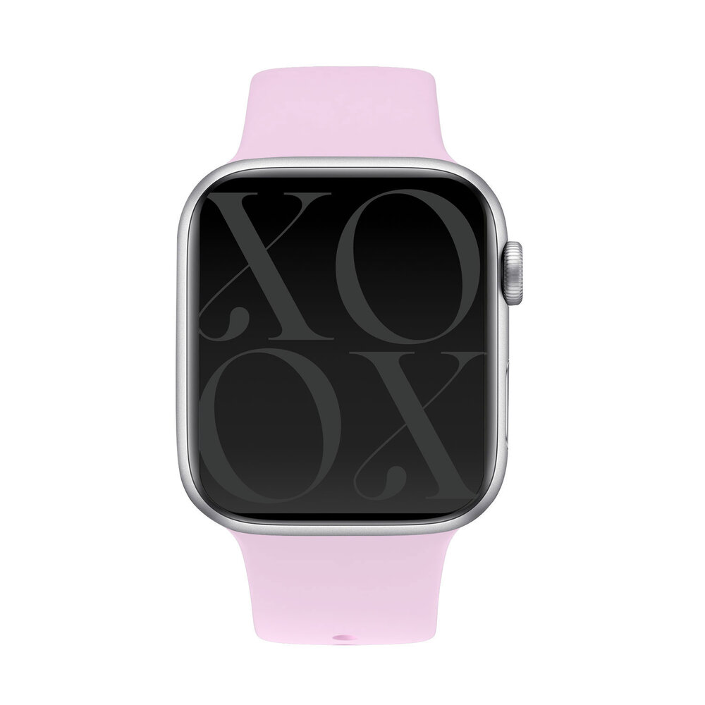 xoxo Wildhearts xoxo Wildhearts Apple Watch bracelet en silicone (rose) xoxo Wildhearts xoxo Wildhearts Apple Watch bracelet en silicone (rose)