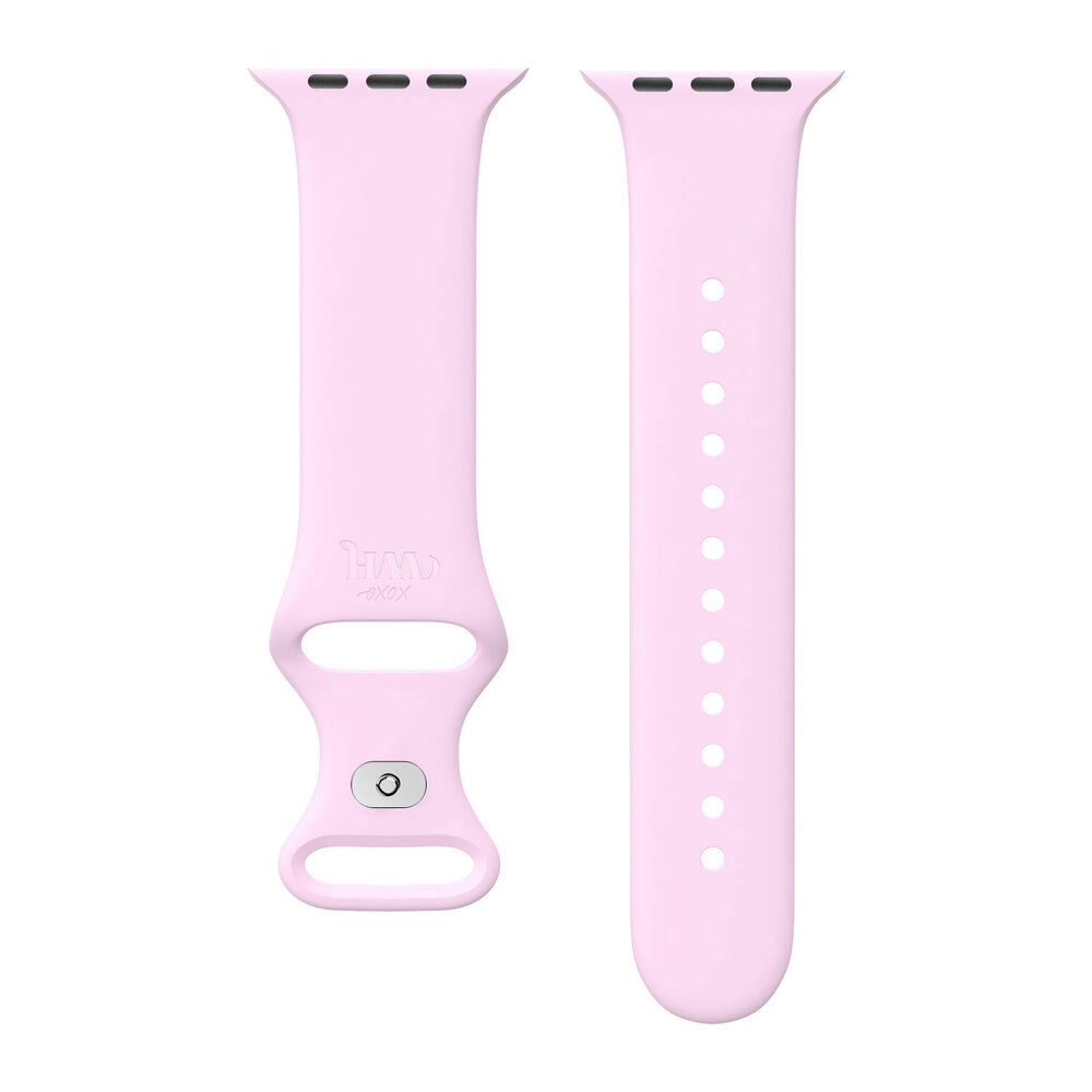 xoxo Wildhearts xoxo Wildhearts Apple Watch bracelet en silicone (rose) xoxo Wildhearts xoxo Wildhearts Apple Watch bracelet en silicone (rose)