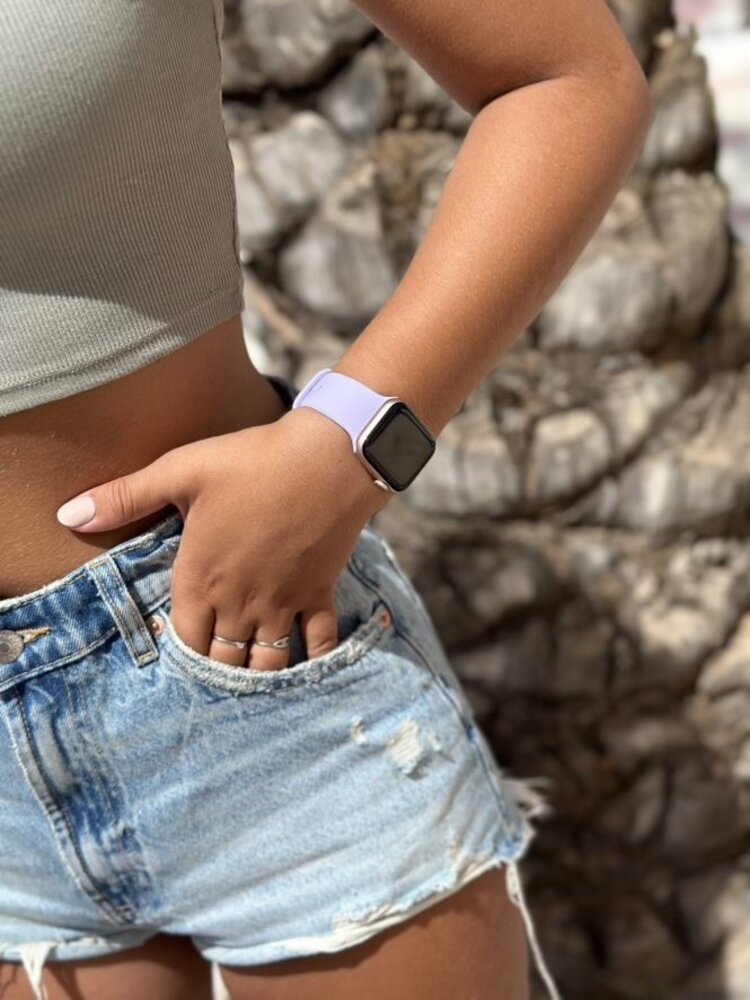 xoxo Wildhearts xoxo Wildhearts Apple Watch bracelet en silicone (violet)