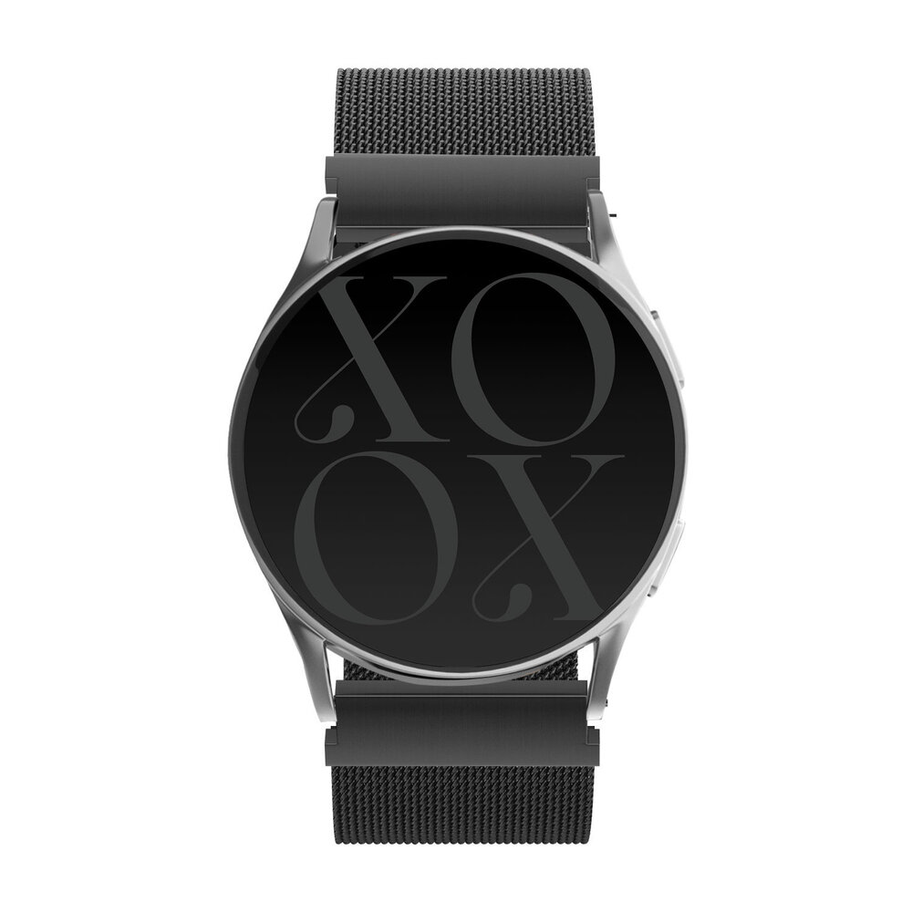 xoxo Wildhearts xoxo Wildhearts Fossil Gen 5e 44mm bracelet en Milanais (noir) xoxo Wildhearts xoxo Wildhearts Fossil Gen 5e 44mm bracelet en Milanais (noir)
