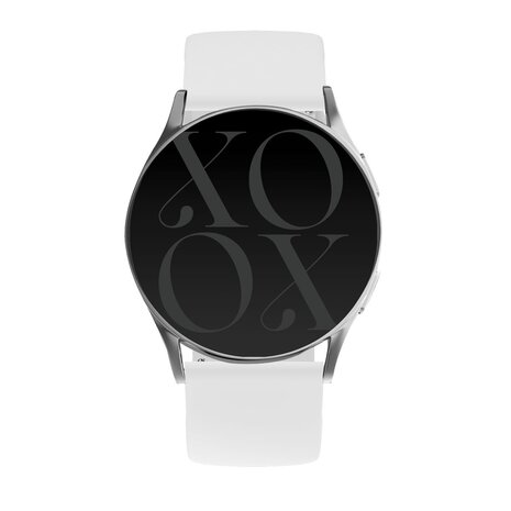 xoxo Wildhearts xoxo Wildhearts Fossil Gen 6 44mm bracelet en silicone (blanc)