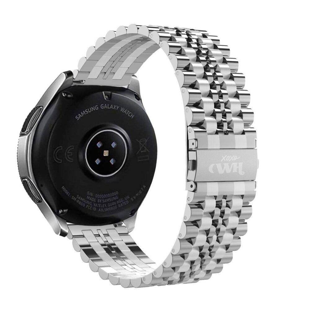 xoxo Wildhearts xoxo Wildhearts Huawei Watch GT 3 Pro 43mm bracelet en acier (argent)