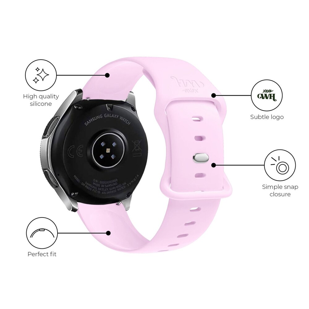 xoxo Wildhearts xoxo Wildhearts OnePlus Watch bracelet en silicone (rose)