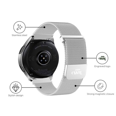 xoxo Wildhearts xoxo Wildhearts Polar Grit X Pro bracelet en Milanais (argent) xoxo Wildhearts xoxo Wildhearts Polar Grit X Pro bracelet en Milanais (argent)