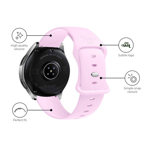 xoxo Wildhearts xoxo Wildhearts Samsung Galaxy Watch 3 41mm bracelet en silicone (rose) xoxo Wildhearts xoxo Wildhearts Samsung Galaxy Watch 3 41mm bracelet en silicone (rose)
