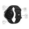 xoxo Wildhearts xoxo Wildhearts Samsung Galaxy Watch 4 40mm bracelet en silicone (noir) xoxo Wildhearts xoxo Wildhearts Samsung Galaxy Watch 4 40mm bracelet en silicone (noir)