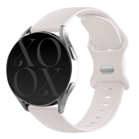 xoxo Wildhearts xoxo Wildhearts Samsung Galaxy Watch 4 44mm bracelet en silicone (beige)