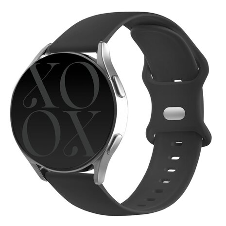 xoxo Wildhearts xoxo Wildhearts Samsung Galaxy Watch 42mm bracelet en silicone (noir) xoxo Wildhearts xoxo Wildhearts Samsung Galaxy Watch 42mm bracelet en silicone (noir)