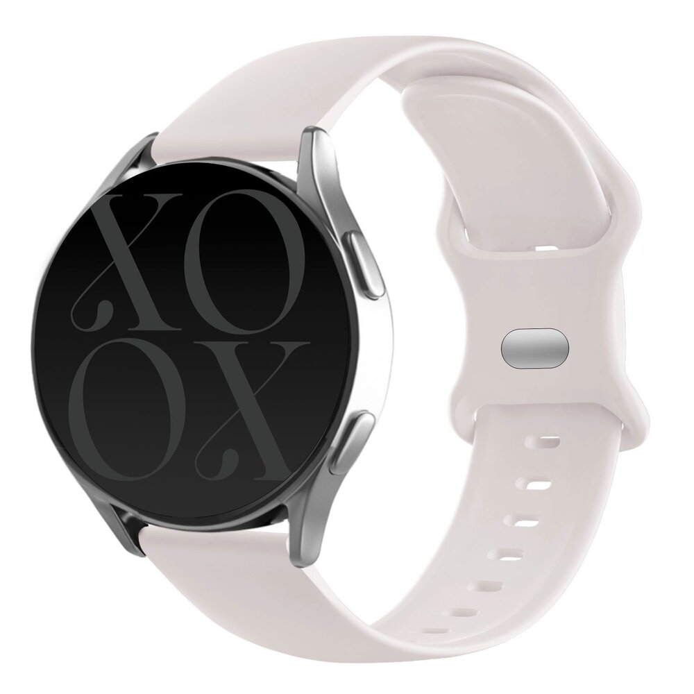 xoxo Wildhearts xoxo Wildhearts Samsung Galaxy Watch 6 - 40mm bracelet en silicone (beige) xoxo Wildhearts xoxo Wildhearts Samsung Galaxy Watch 6 - 40mm bracelet en silicone (beige)