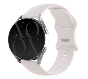 xoxo Wildhearts xoxo Wildhearts Samsung Galaxy Watch 6 Classic - 47mm bracelet en silicone (beige)