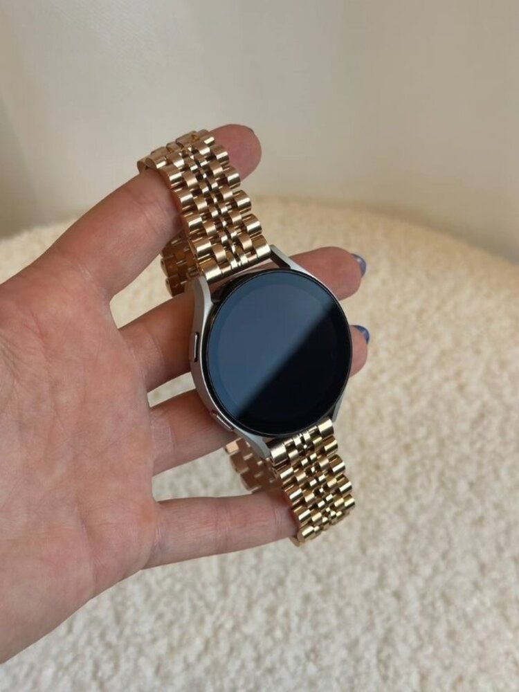 xoxo Wildhearts xoxo Wildhearts Samsung Galaxy Watch Active bracelet en acier (rosé or)