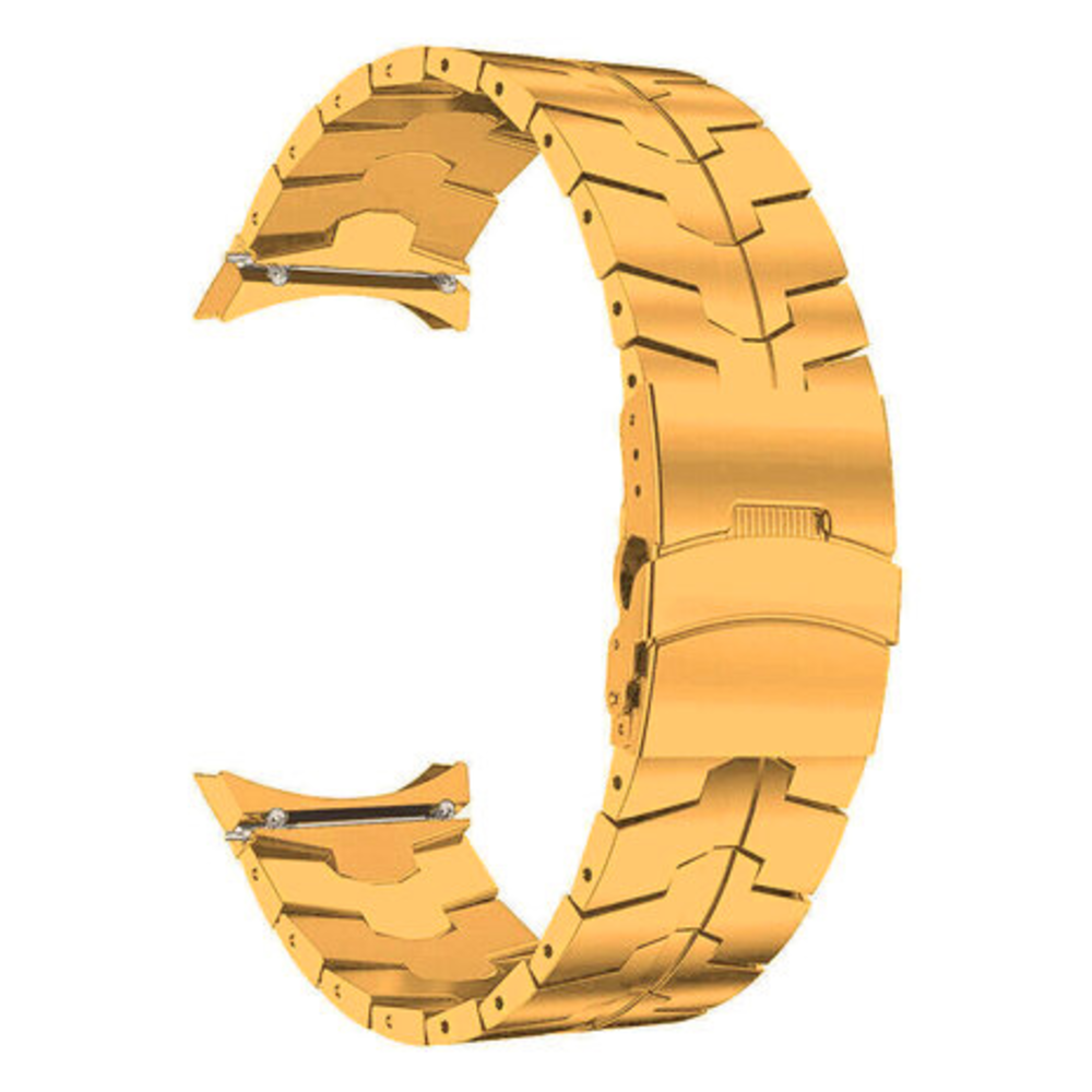 Strap-it Strap-it Bracelet acier fer Samsung Galaxy Watch 6 - 44mm (or) Strap-it Strap-it Bracelet acier fer Samsung Galaxy Watch 6 - 44mm (or)