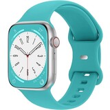 Strap-it Bracelet silicone classique Apple Watch (aqua)