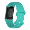 Strap-it Strap-it Bracelet silicone Fitbit Charge 6 (aqua) Strap-it Strap-it Bracelet silicone Fitbit Charge 6 (aqua)