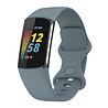 Strap-it Strap-it Bracelet silicone Fitbit Charge 6 (blue-gris) Strap-it Strap-it Bracelet silicone Fitbit Charge 6 (blue-gris)