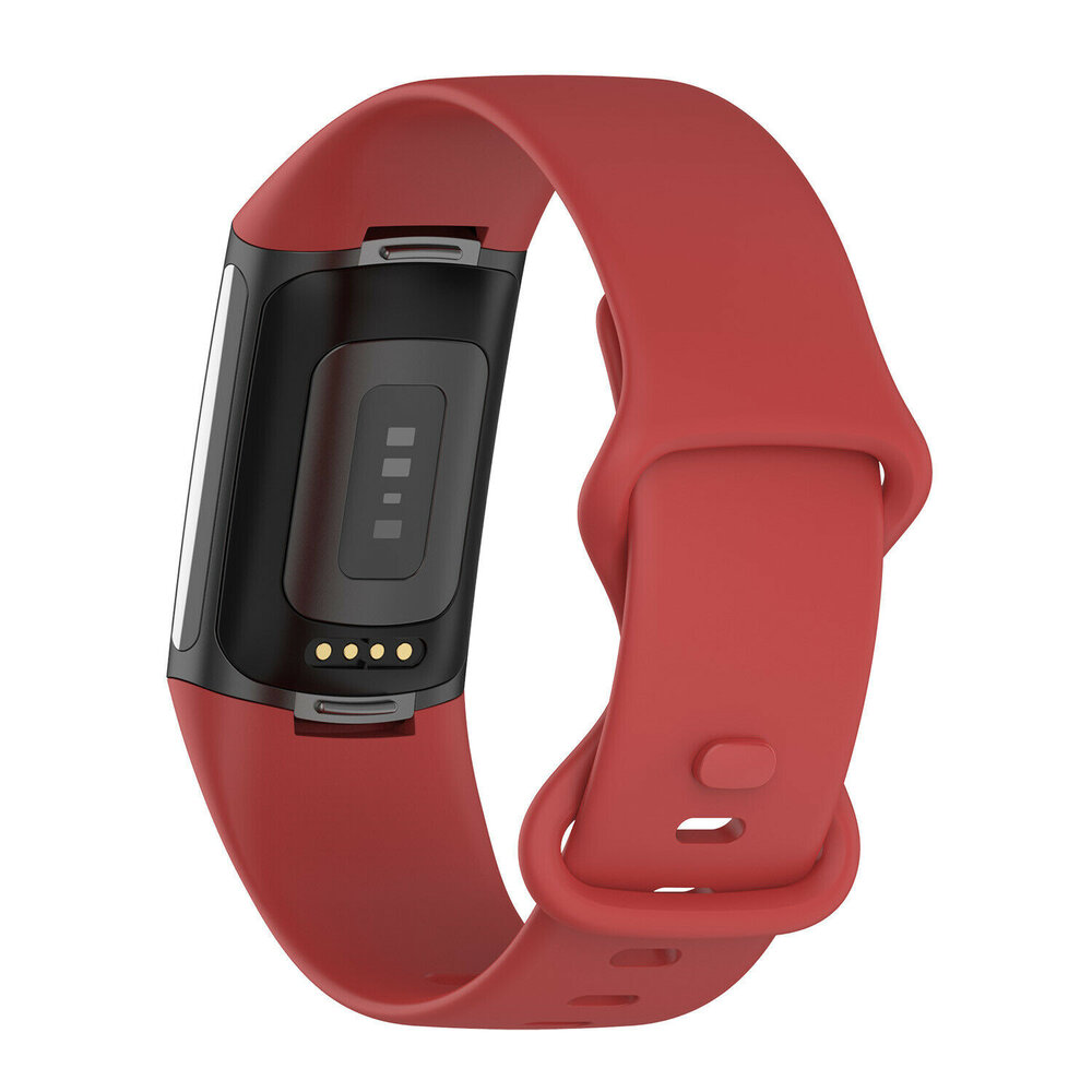 Strap-it Strap-it Bracelet silicone Fitbit Charge 6 (rouge)