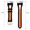 Strap-it Strap-it Bracelet sport avec boucle Fitbit Charge 6 (noir/orange) Strap-it Strap-it Bracelet sport avec boucle Fitbit Charge 6 (noir/orange)