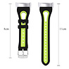 Strap-it Strap-it Bracelet sport avec boucle Fitbit Charge 6 (noir/jaune) Strap-it Strap-it Bracelet sport avec boucle Fitbit Charge 6 (noir/jaune)