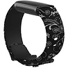 Strap-it Strap-it Bracelet Black Floral Fitbit Charge 6 Strap-it Strap-it Bracelet Black Floral Fitbit Charge 6